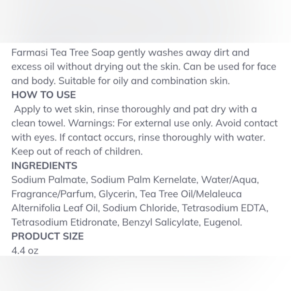Bar Soap Set. Two. Tea Tree. - Picture 4 of 5